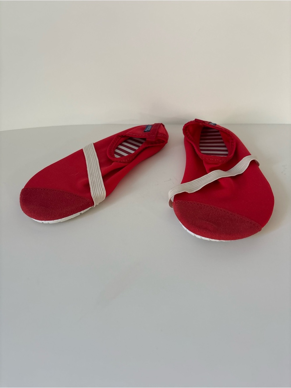 Fitkicks Women’s Red Slip-On Basically Barefoot Shoes with Elastic Strap - Picture 4 of 7